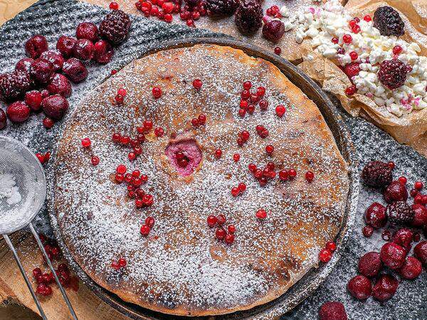 ОкПирог - Пирог с творогом и ягодами