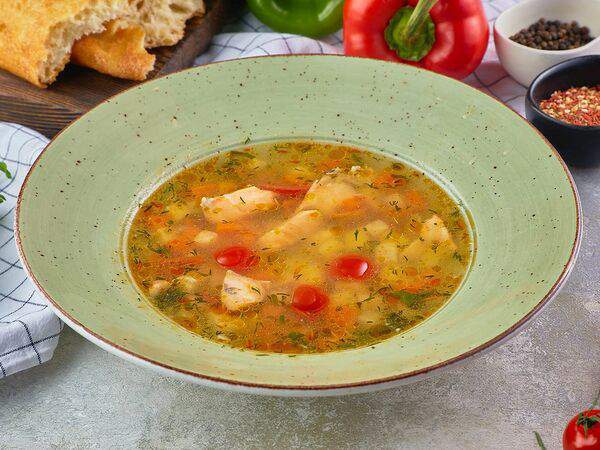 Ачарули - Балык шурпа из семги