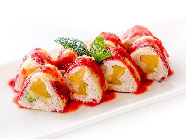 Fusion Sushi - Сладкий ролл с манго