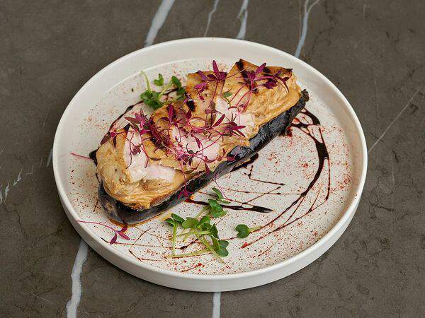 Вкусный дом - Филе цыплёнка с запечённым баклажаном