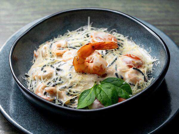 Meal me - Паста Сливочная с креветками