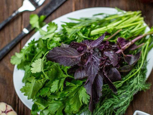 Хинкали & Хачапури - Букет из свежей зелени