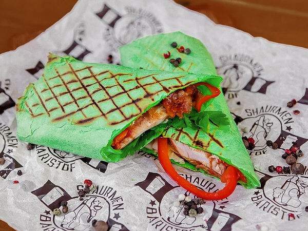 Shaurmen Baristof - Шаурма со вкусом чеснока и шпината