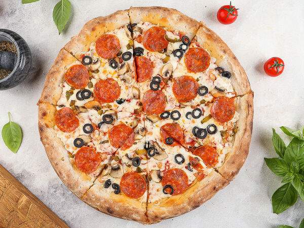 Большие Тарелки - Пицца Итальянская острая