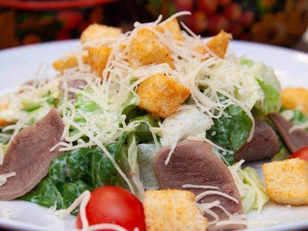 Русская кухня - Зеленец с языком