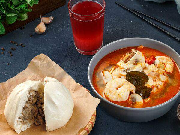 Дед Хо - Комбо №3: том ям, пигоди, морс