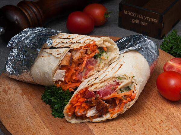 Мясо на углях - Шаурма Острая с перцем халапеньо