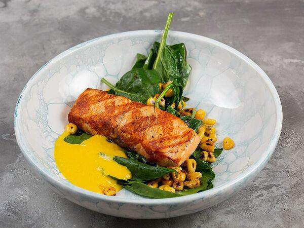 Коптильня - Филе лосося с огня