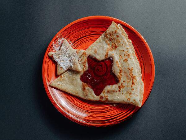 Блин & Coffee - Блин с джемом