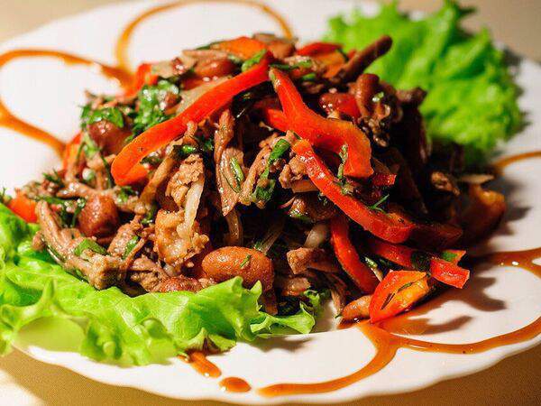 Кафе Абхазия - Салат Солнечная Абхазия