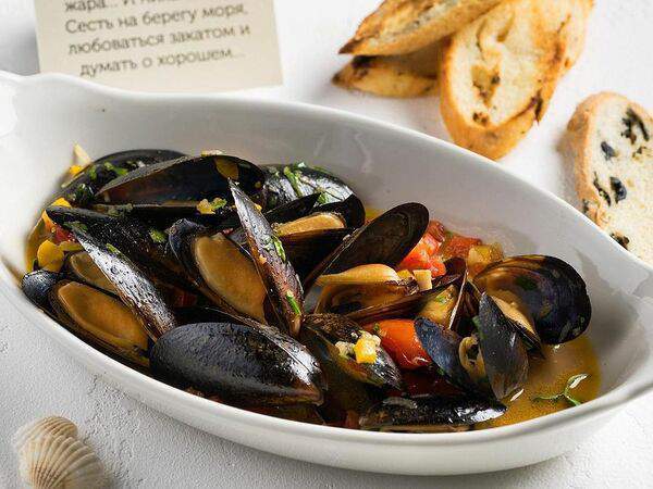 Leto-cafe - Мидии по-средиземноморски