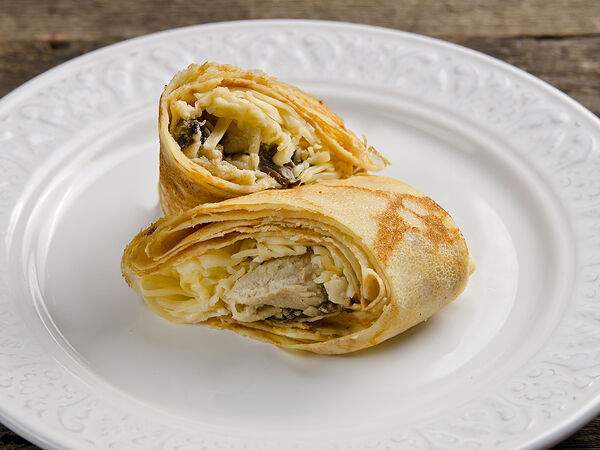 Кондитерская Прованс - Блин с куриным жюльеном