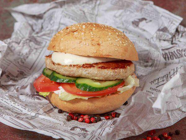 Kitchen Food - Чикен бургер с курочкой