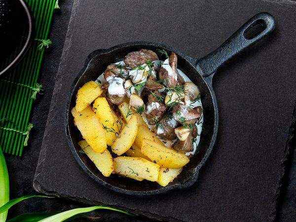 Евразия-Экспресс - Куриная печень с домашним картофелем