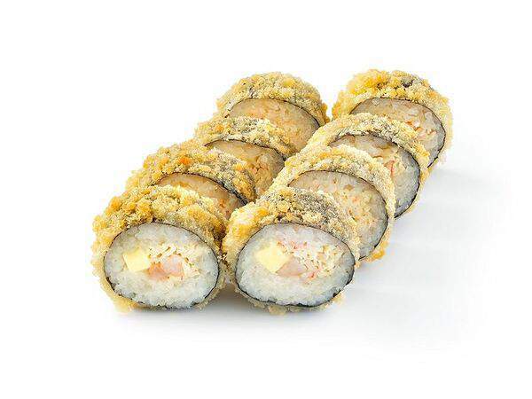 Gimme rolls - Жареный ролл с креветкой и снежным крабом