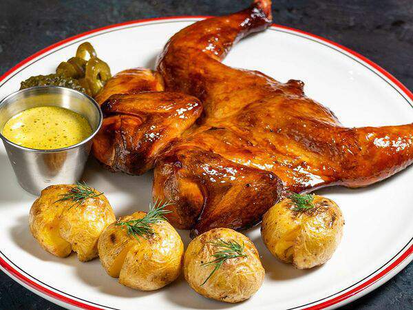 Разжигатели - Цыпленок из смокера с картофелем