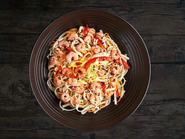 Kinza House - Удон с креветкой