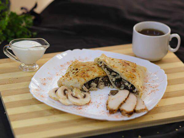 Vintage smile - Блин с курочкой и грибами