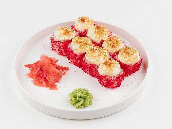 Бульвар  бар - Запечённый ролл с лососем