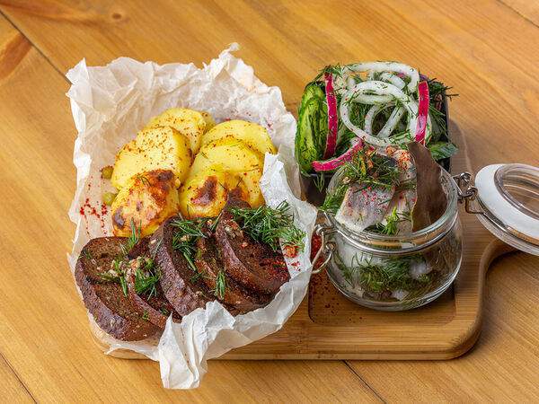 Хлебсоль - Селедочка с картофелем от Ларисы Ивановны