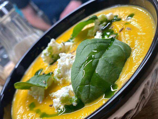 Бургерная Дровосек - Суп тыквенный с имбирем