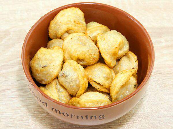 Едим дома - Пельмени с говядиной жареные