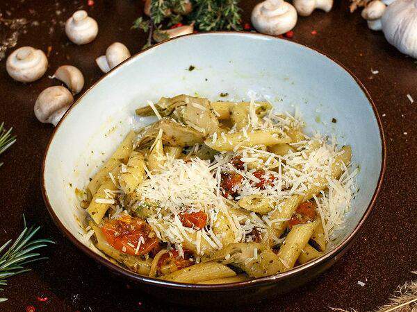 Угли - Пенне с артишоками