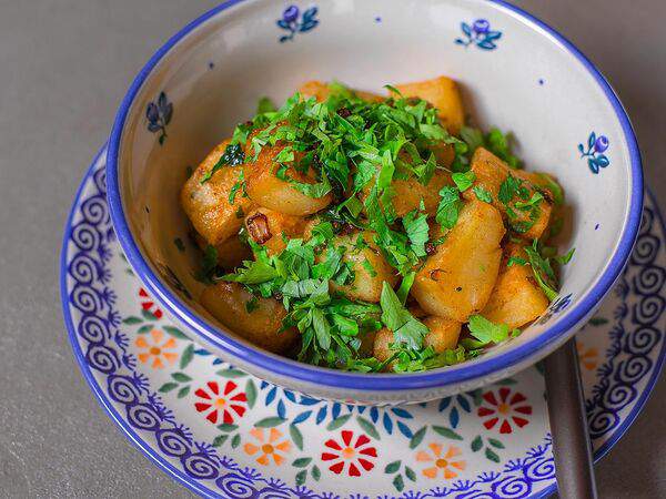 Сыроварня - Картофель, жаренный с луком