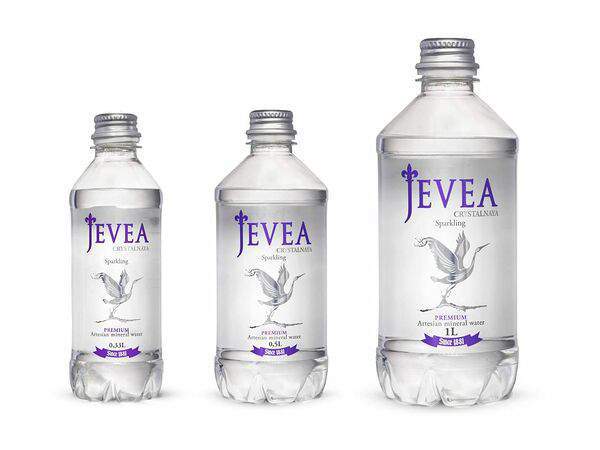 Между нами булочками - Вода минеральная природная питьевая Jevea газированная