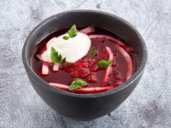 Теремок - Борщ с беконом двойная порция