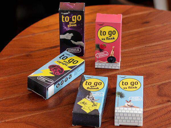 Surf Coffee x Kremlin - Шоколадный батончик (Веган) Raw to Go Карамельный