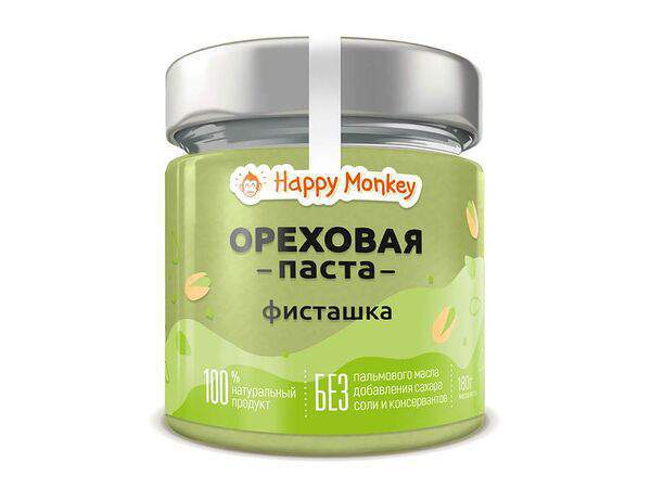 Happy monkey - Ореховая паста Фисташка