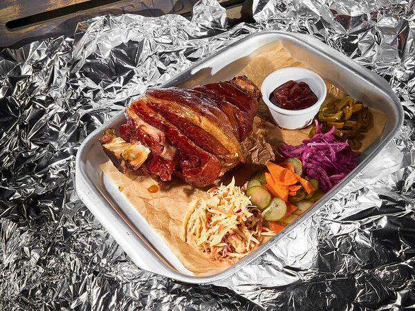 МясоТесто - Копченая рулька в остро-сладком соусе