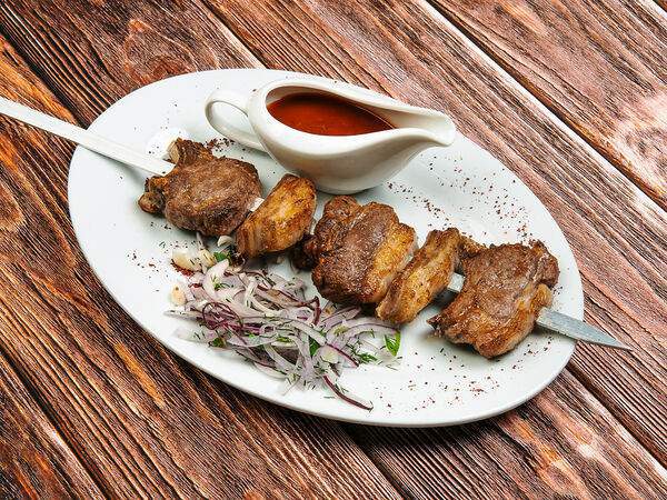 Кафе на Моисеенко - Баранина антрекот