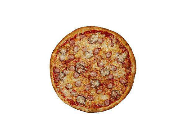 Пицца Феникс - Пицца Сосиски и маринованные огурцы