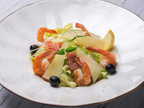 Шеннон - Цезарь с тигровыми креветками