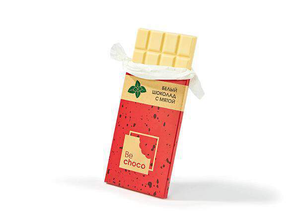 Be Сhoco - Белый шоколад с мятой