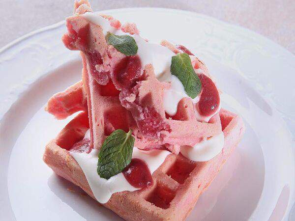 Rose Cafe - Вафли Розовый бархат