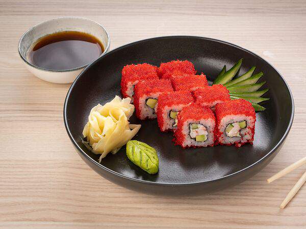 Кафе Полезные Продукты Лавка Здоровой Еды - Калифорния с крабом