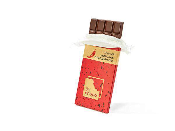 Be Сhoco - Тёмный шоколад с перцем чили