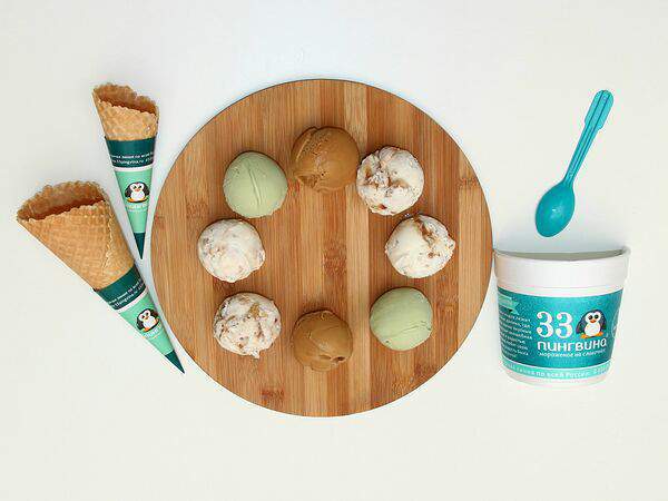 33 пингвина - Мороженое mix Ореховое настроение
