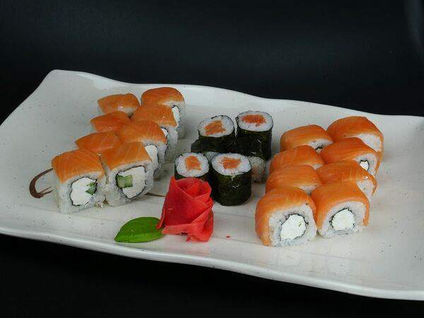 Aзия Mix - Сет с лососем