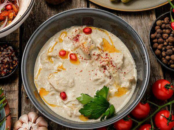 Хачапури и вино - Сациви из курицы