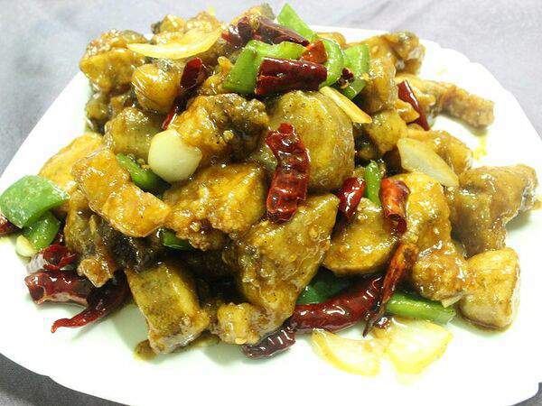 Лунзян - Минтай в остром соусе