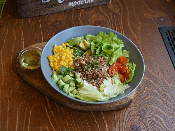 Pankoff Bakery - Боул с гречкой, авокадо и овощами