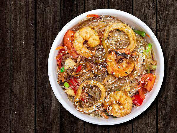 Pho Bo Азия - Фунчоза с морепродуктами