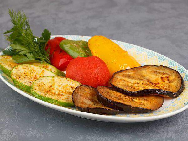 Чайхана восточная сказка - Овощи на мангале