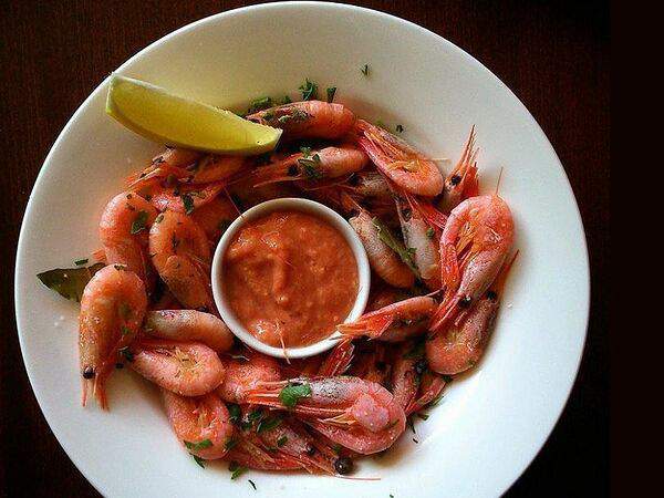 Тринити ирландский паб - Креветки отварные