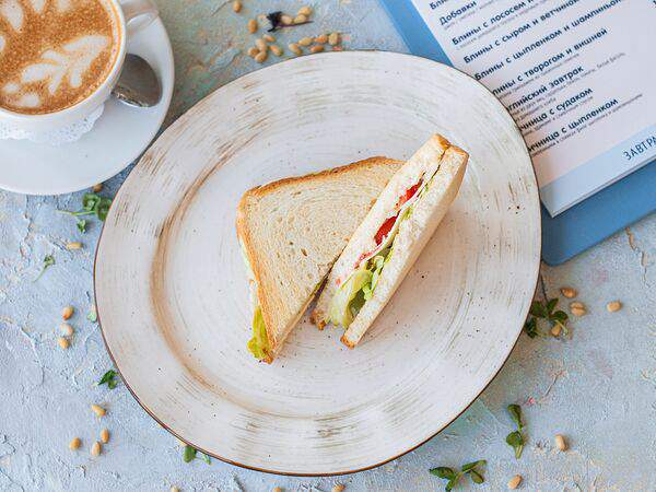 Кофебулка - Сэндвич Цезарь