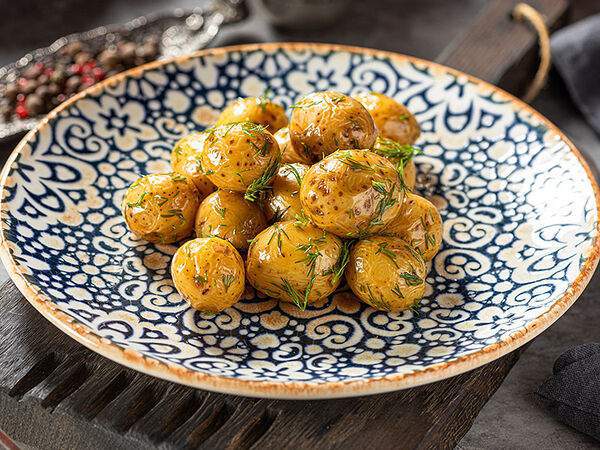 Чайхона №1 Тимура Ланского - Картофель черри с думбой и чесноком